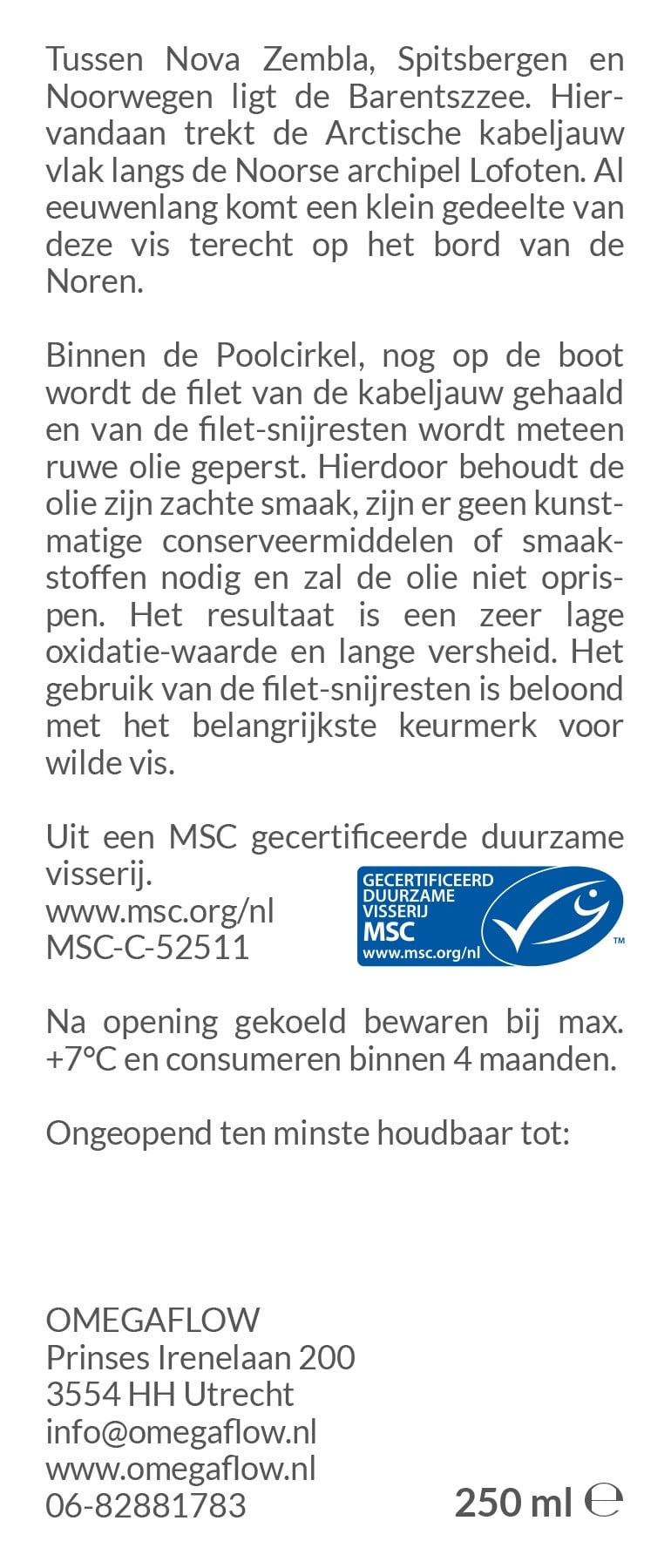 Visolie met vitamine D