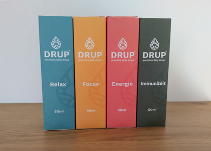 DRUP-set: Immuniteit, Relax, Energie en Focus