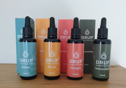 DRUP-set: Immuniteit, Relax, Energie en Focus