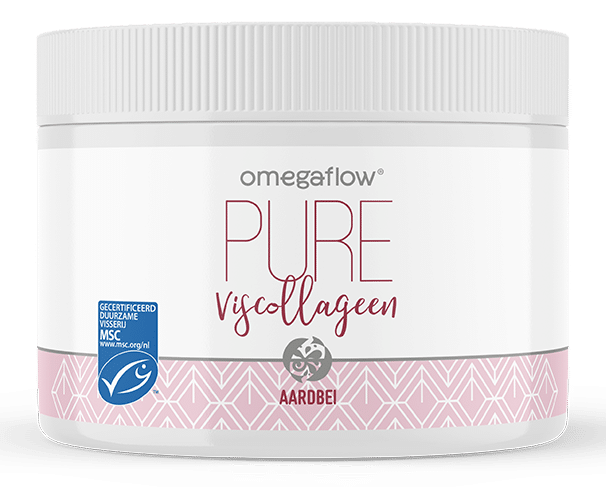 Viscollageen met aardbeiensmaak